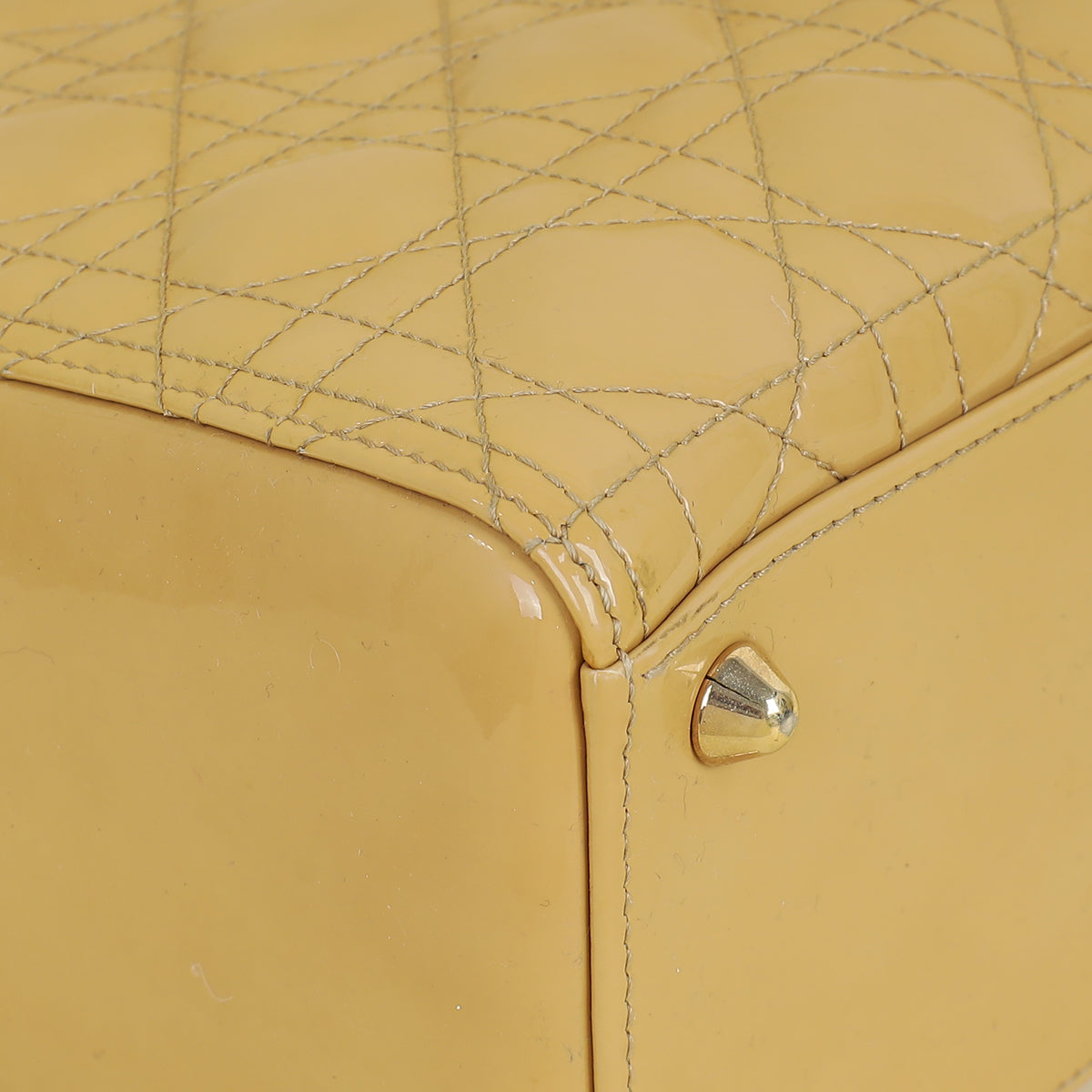 Christian Dior Beige Lady Dior Large Bag