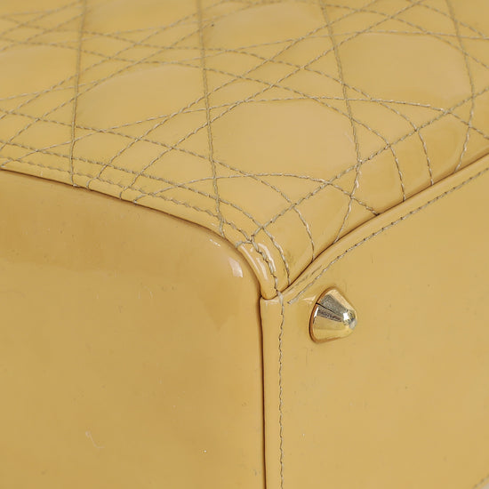 Christian Dior Beige Lady Dior Large Bag