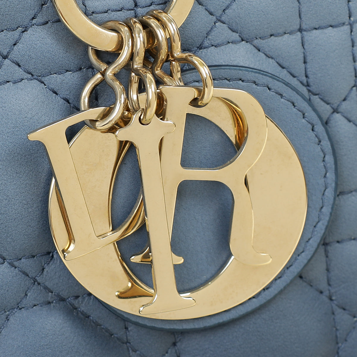 Christian Dior Ombre Blue Lady Dior Medium Bag