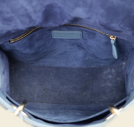 Christian Dior Ombre Blue Lady Dior Medium Bag