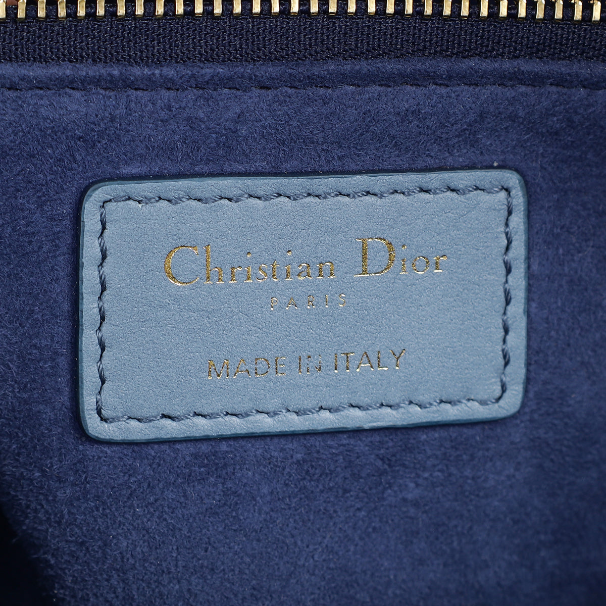 Christian Dior Ombre Blue Lady Dior Medium Bag