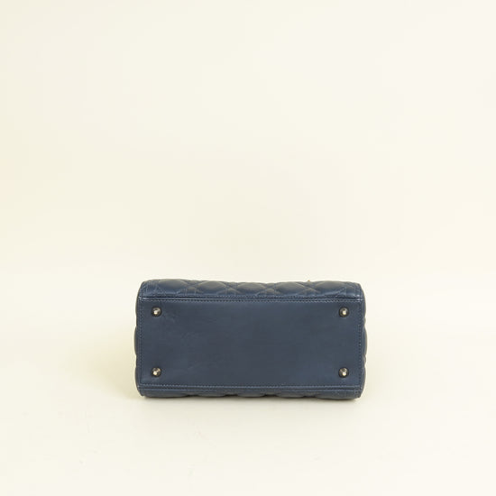 Christian Dior Ombre Blue Lady Dior Medium Bag