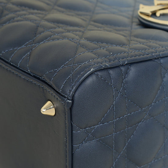 Christian Dior Ombre Blue Lady Dior Medium Bag