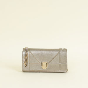 Christian Dior Champaign Diorama Chain Wallet
