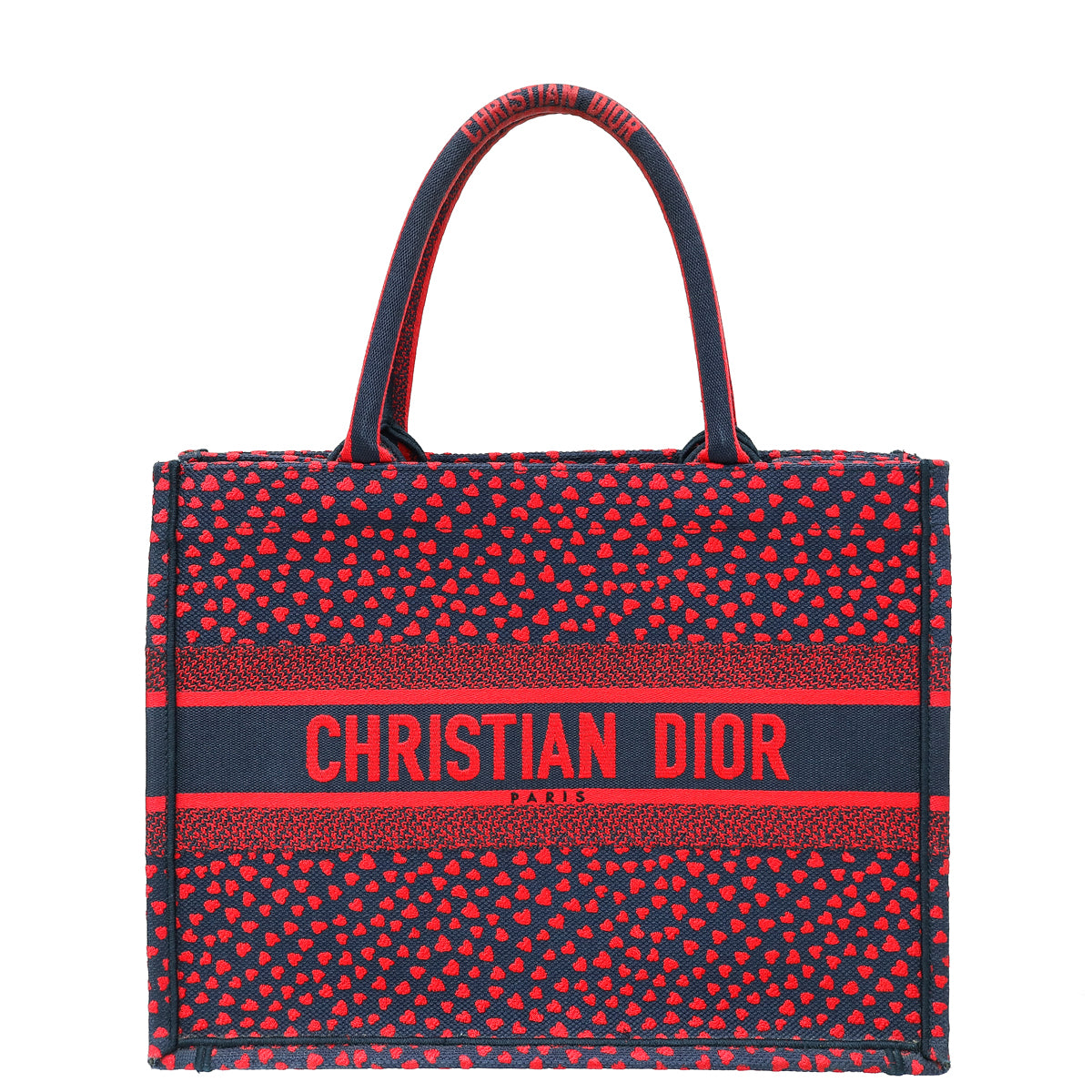 Christian Dior Bicolor "I Love Paris" Book Tote Medium Bag-Christian Dior-THE CLOSET