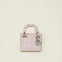 Christian Dior Powder Pink Chain Mini Lady Dior Bag w/ Crystal
