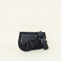 Christian Dior Black Saddle Messenger Bag