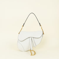 Christian Dior Latte Saddle Medium Shoulder Bag