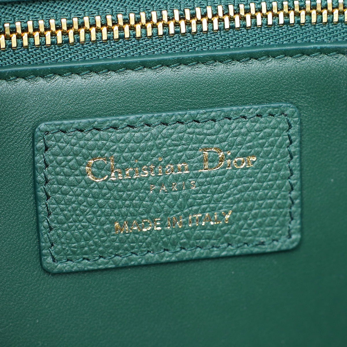 Christian Dior Dark Green 30 Montaigne Flap Medium Shoulder Bag