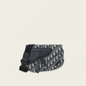 Christian Dior Tricolor Saddle Messenger Bag