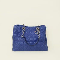Christian Dior Blue Soft Tote Large Bag