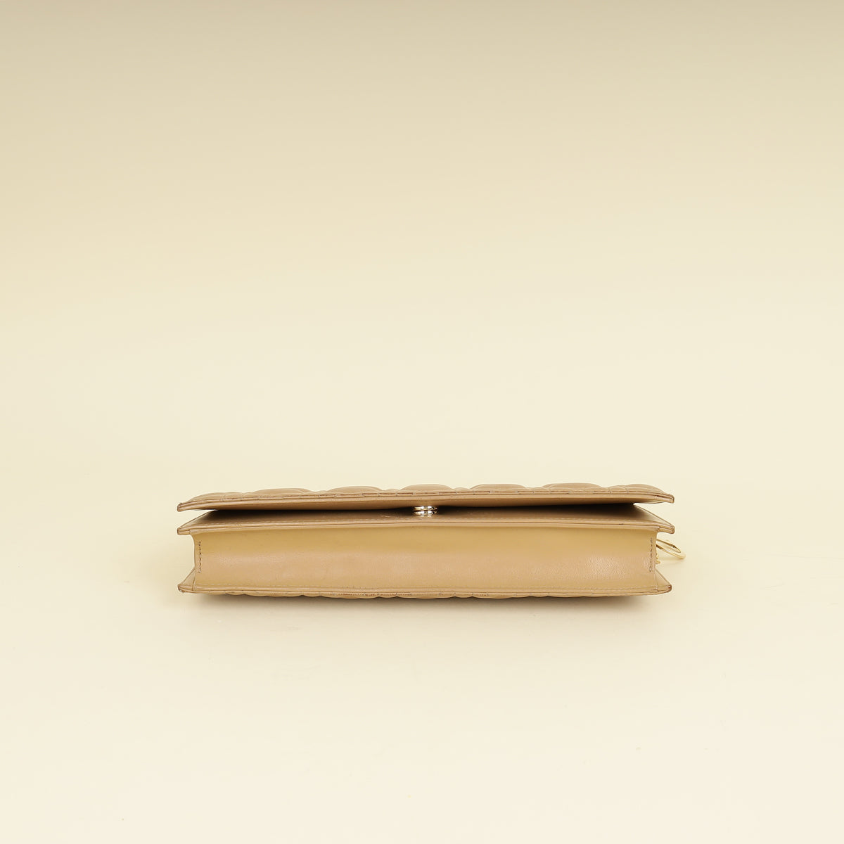 Christian Dior Beige Lady Dior Convertible Chain Clutch-Christian Dior-THE CLOSET