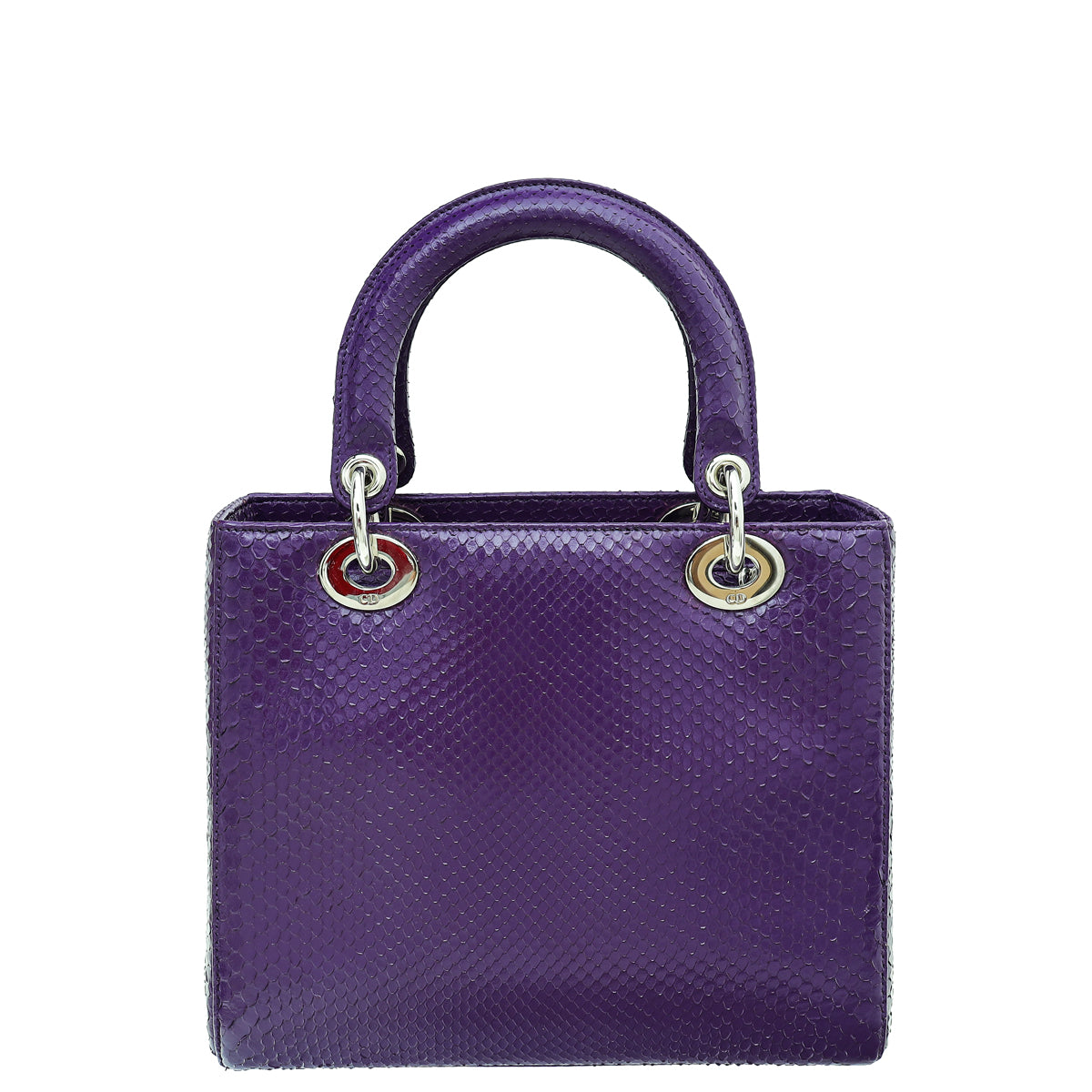 Christian Dior Violet Python Lady Dior Bag