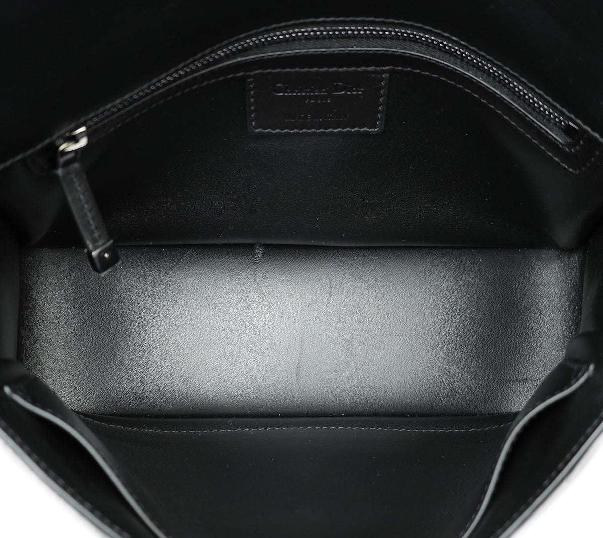 Christian Dior Black Caro Macrocannage Quilted Medium Bag
