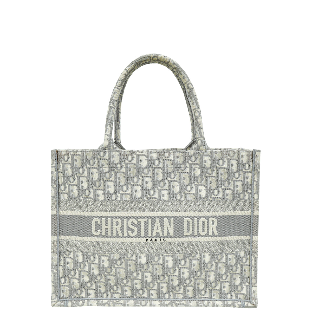Christian Dior Gray Oblique Book Tote Medium Bag-Christian Dior-THE CLOSET