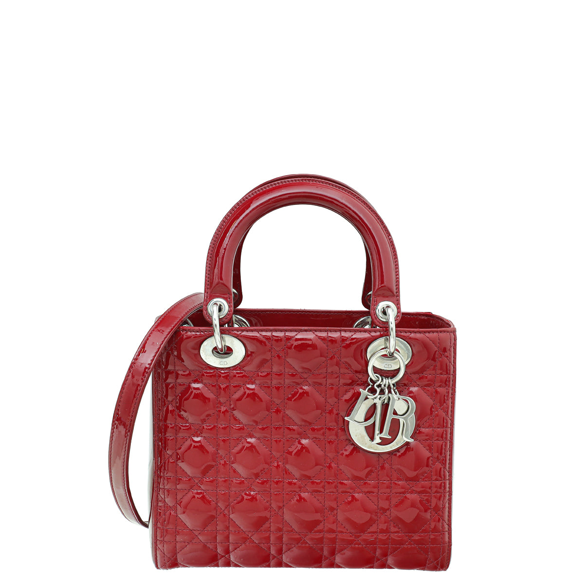Christian Dior Cherry Lady Dior Medium Bag-Christian Dior-THE CLOSET