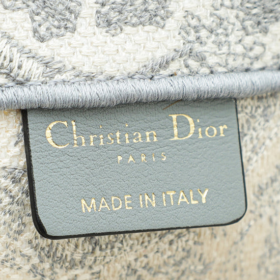 Christian Dior Bicolor Toile De Jouy Book Tote Large Bag