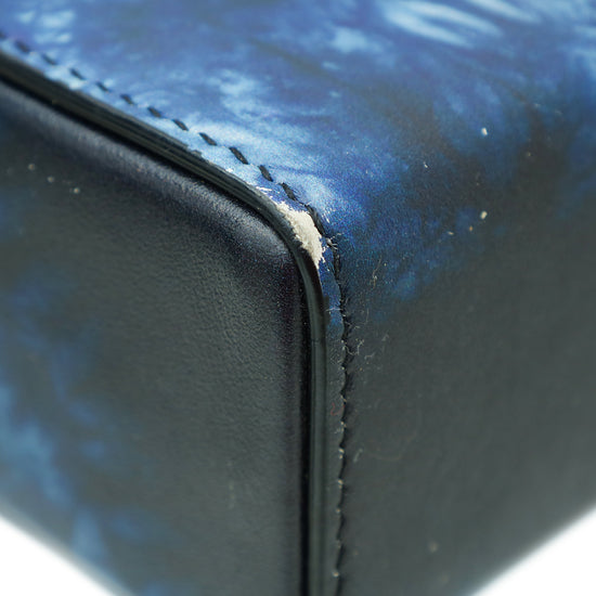 Christian Dior Blue 30 Montaigne Box Tie Dye Bag