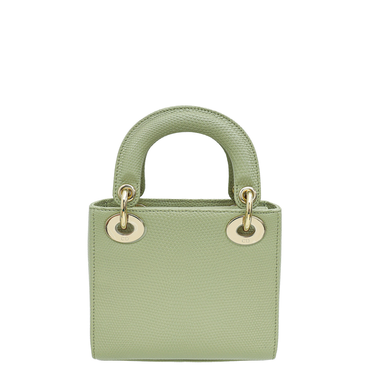 Christian Dior Pistachio Lizard Lady Dior Mini Bag-Christian Dior-THE CLOSET