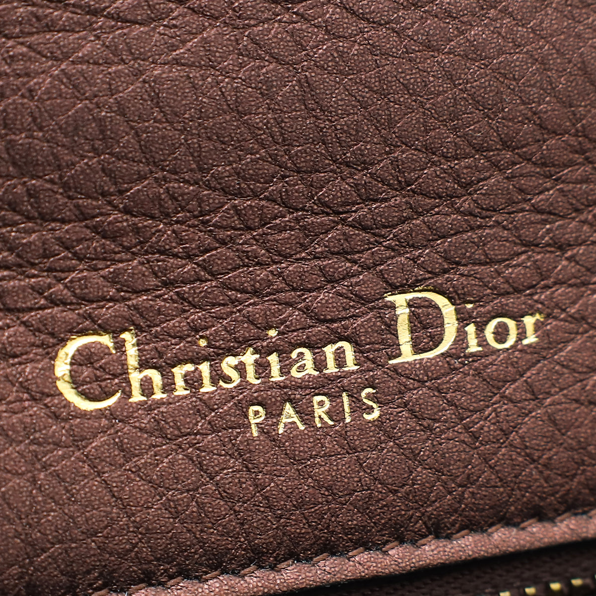 Christian Dior Metallic Brown Diorama Small Shoulder Bag