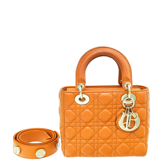 Christian Dior Caramel Lady Dior My ABCDIOR Small Bag