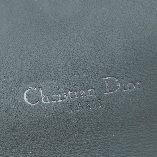 Christian Dior So Black Saddle Chain Wallet