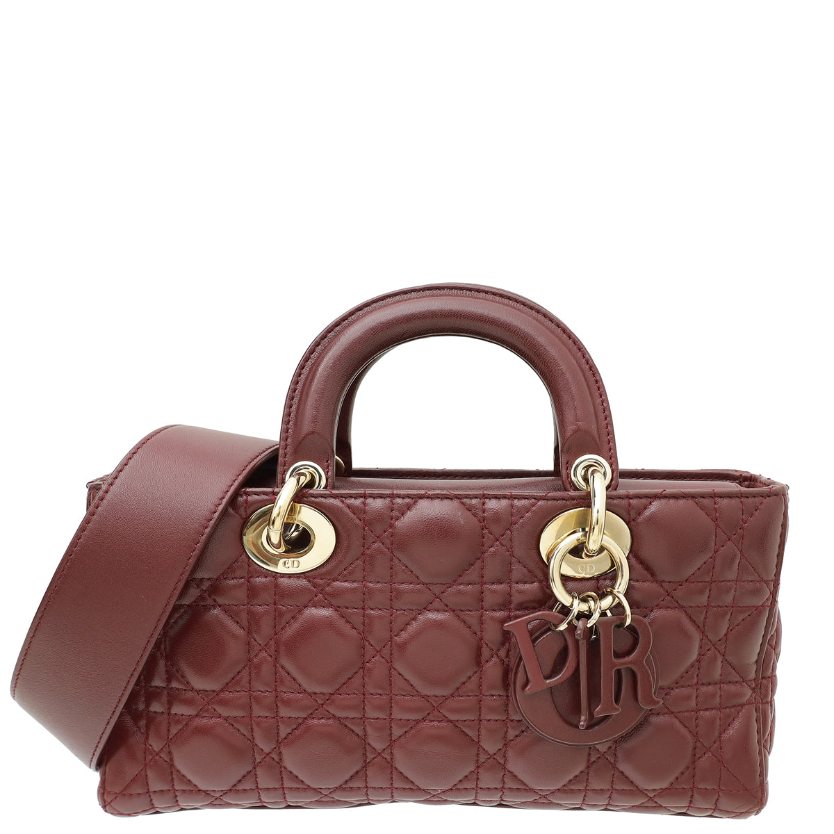 Christian Dior Burgundy Runway Medium Bag