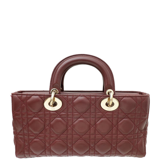 Christian Dior Burgundy Runway Medium Bag THE CLOSET