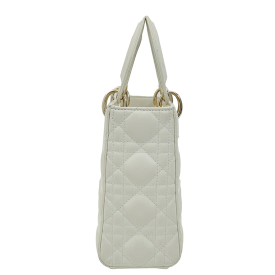 Christian Dior White Lady Dior Small My ABCDior Bag