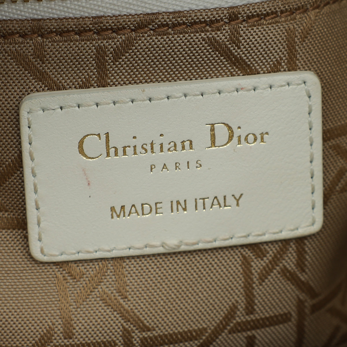 Christian Dior White Lady Dior Small My ABCDior Bag