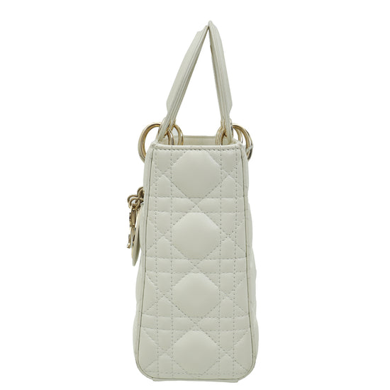 Christian Dior White Lady Dior Small My ABCDior Bag