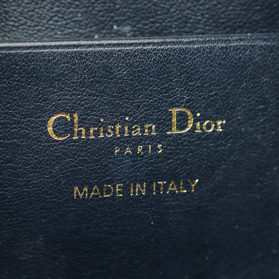 Christian Dior Navy Blue Oblique 30 Montaigne Dea Pouch