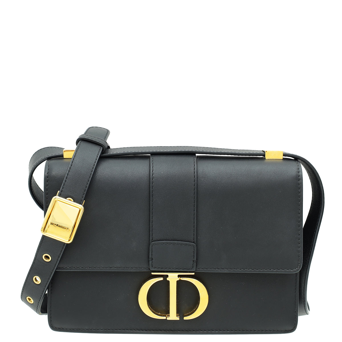 Christian Dior Black 30 Montaigne Small Shoulder Bag