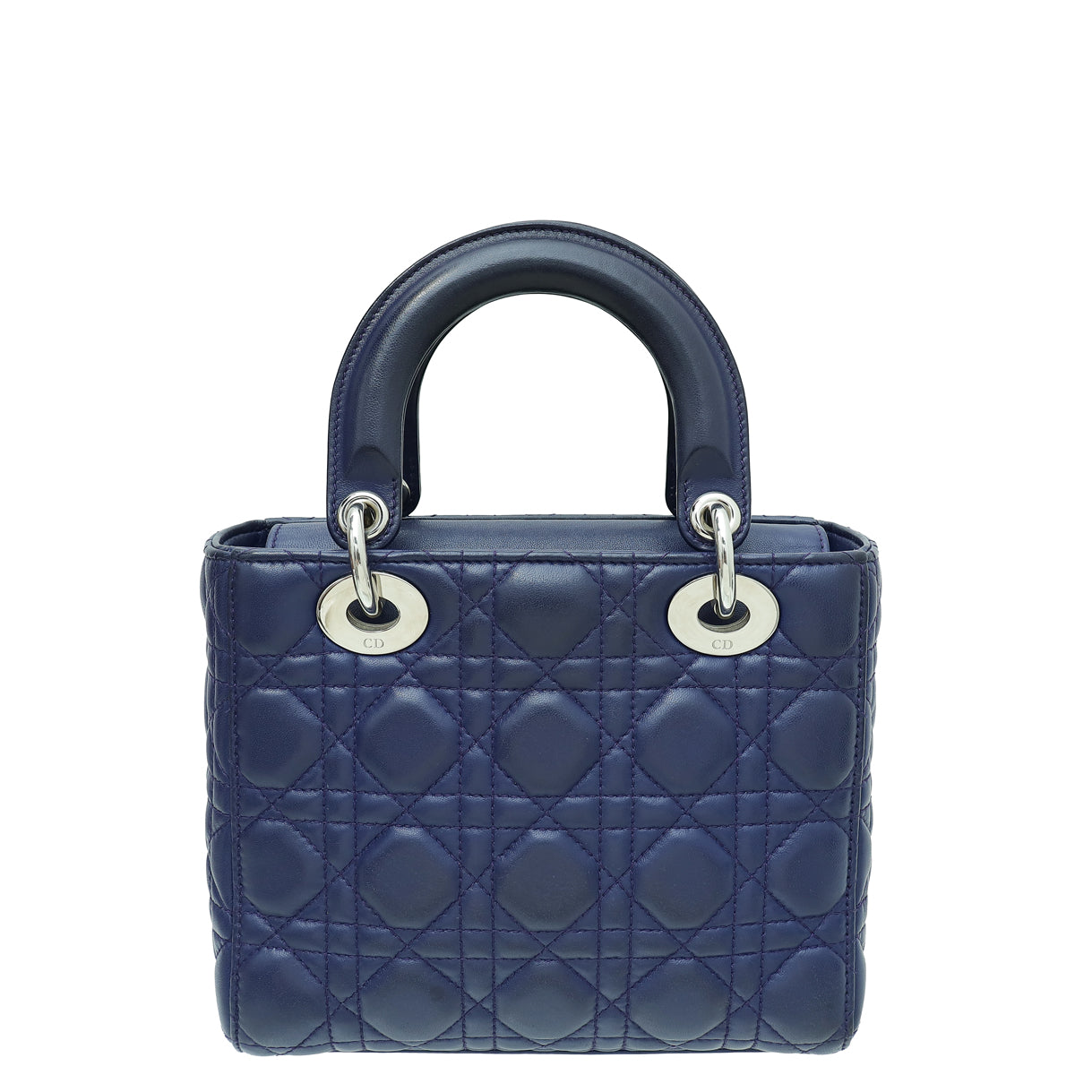 Christian Dior Navy Blue Lady Dior My ABCDior Small Bag-Christian Dior-THE CLOSET