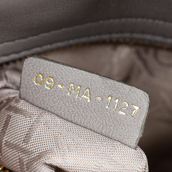 Christian Dior Grey My ABCDior Lady Dior Small Bag