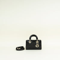 Christian Dior Black Lady D-Joy Micro Bag