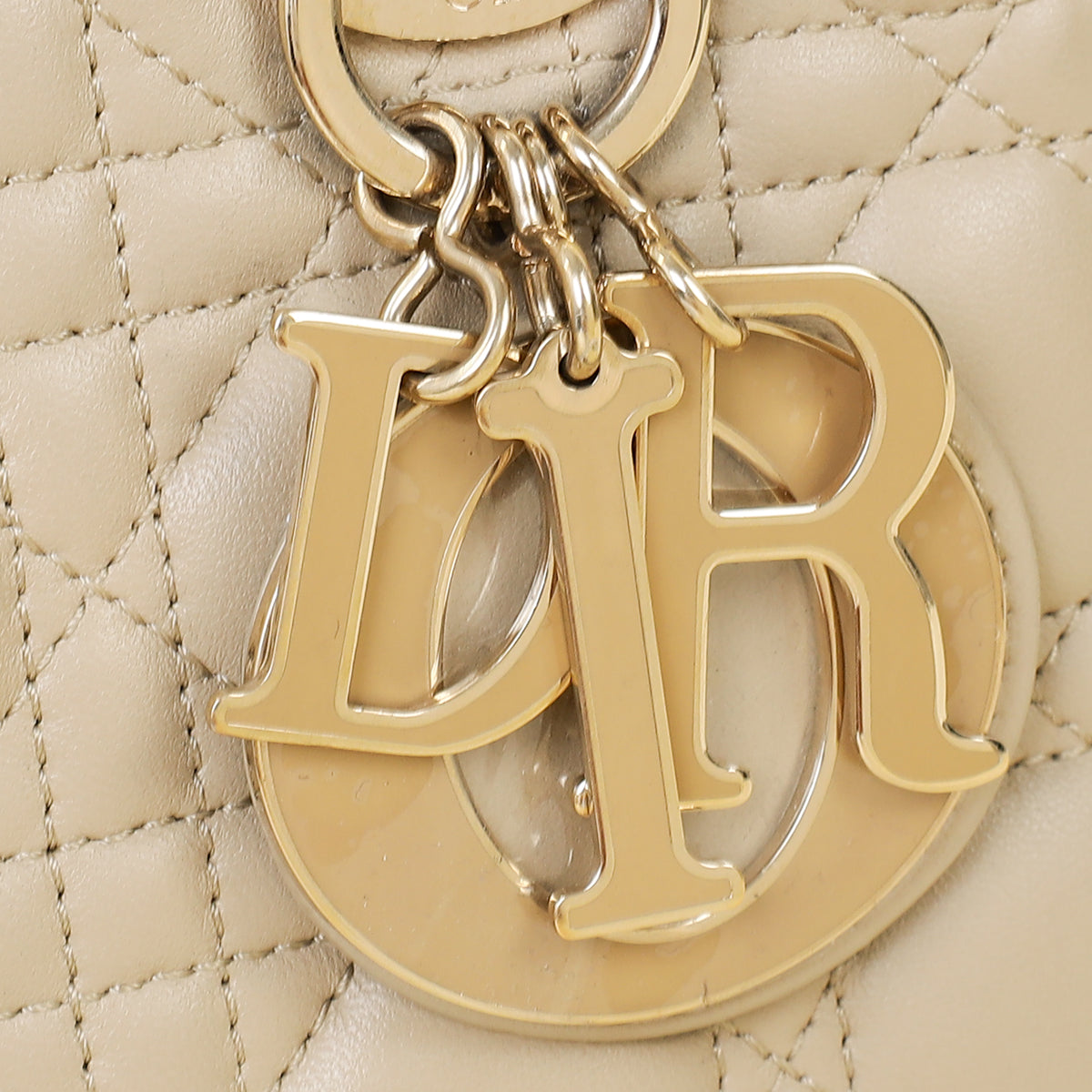 Christian Dior Dark Beige Lady Dior Small Bag – THE CLOSET