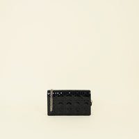Christian Dior Black Lady Dior Clutch