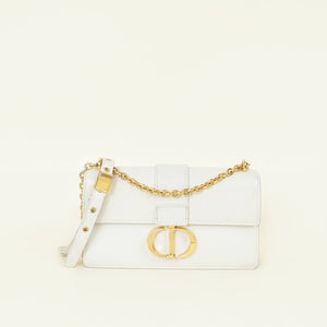 Christian Dior Latte White 30 Montaigne East-West Bag