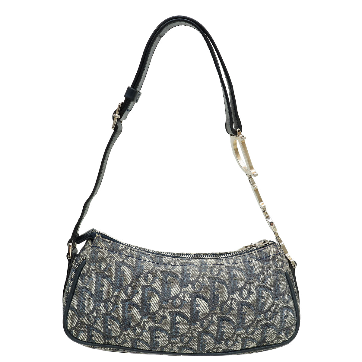 Christian Dior Navy Blue Oblique Mini Shoulder Bag-Christian Dior-THE CLOSET