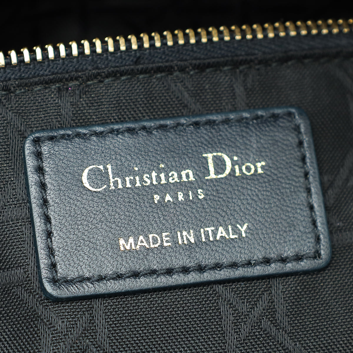 Christian Dior Dark Indigo Blue Lady Dior My ABCDior Small Bag
