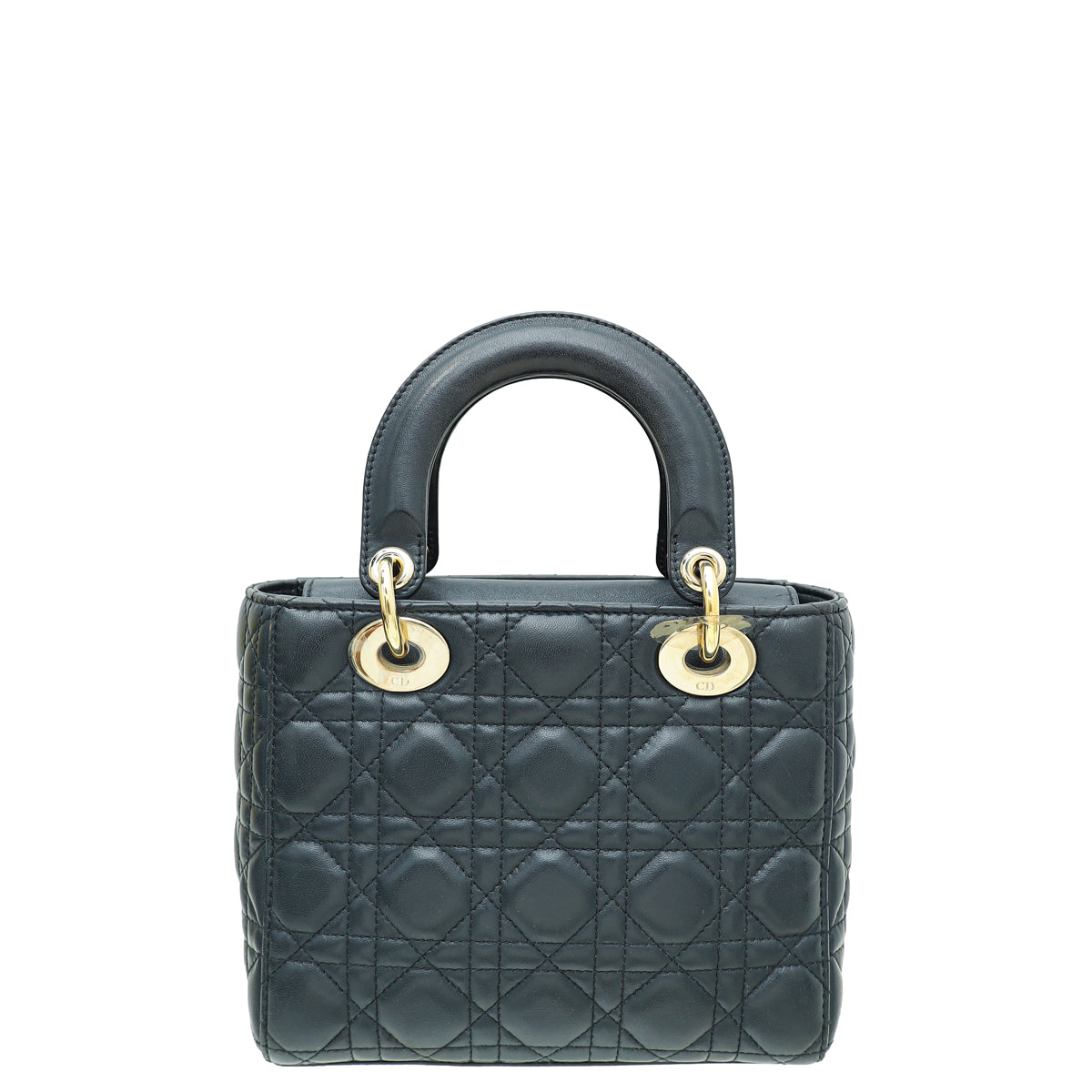 Christian Dior Dark Indigo Blue Lady Dior My ABCDior Small Bag-Christian Dior-THE CLOSET