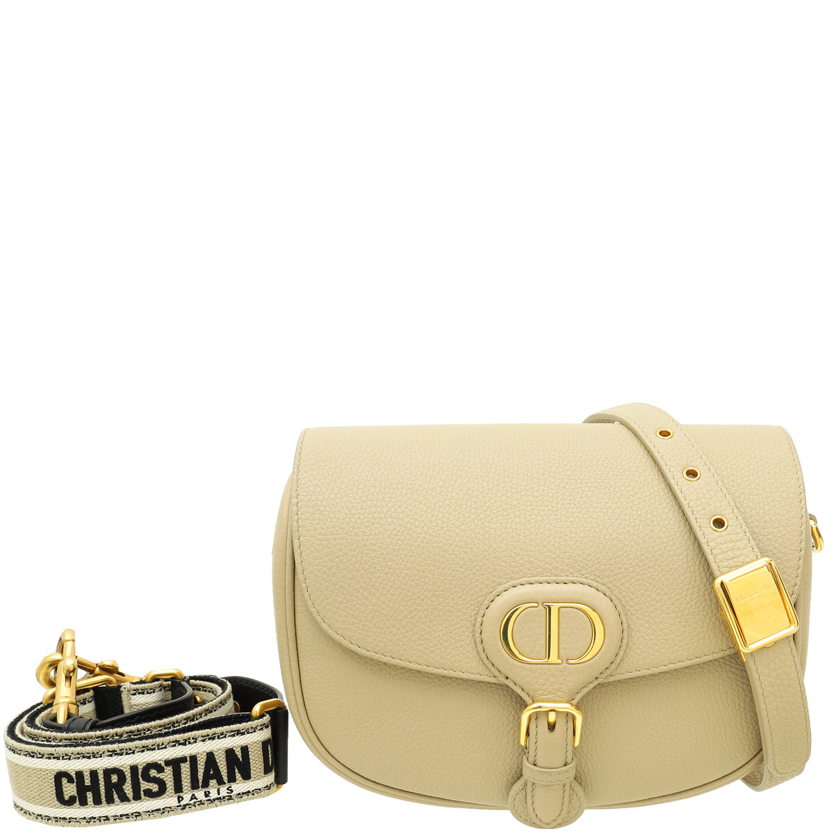 Christian Dior Beige Bobby Medium Shoulder Bag