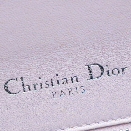 Christian Dior Cream Micro Cannage Diorama Flap Bag