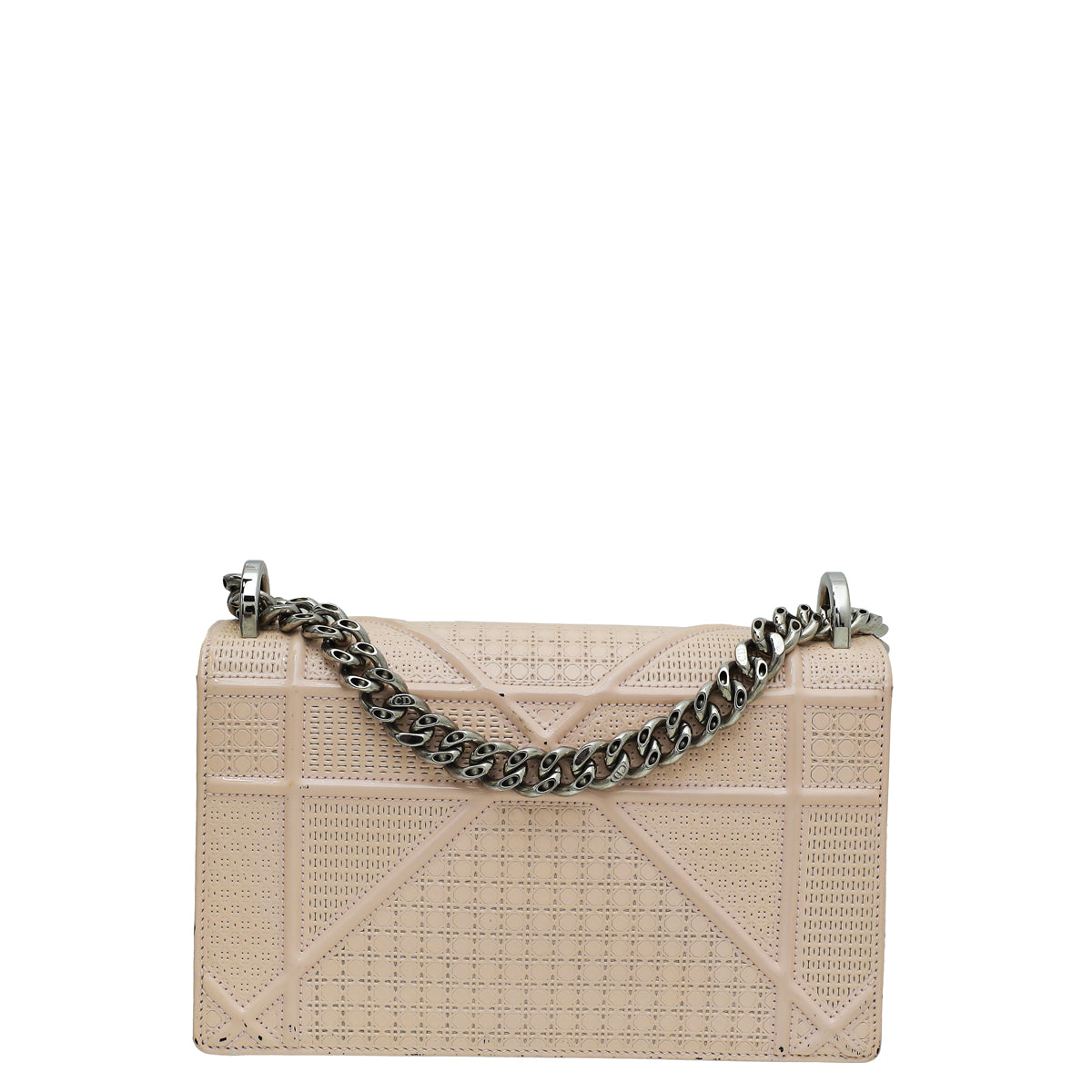 Christian Dior Cream Micro Cannage Diorama Flap Bag