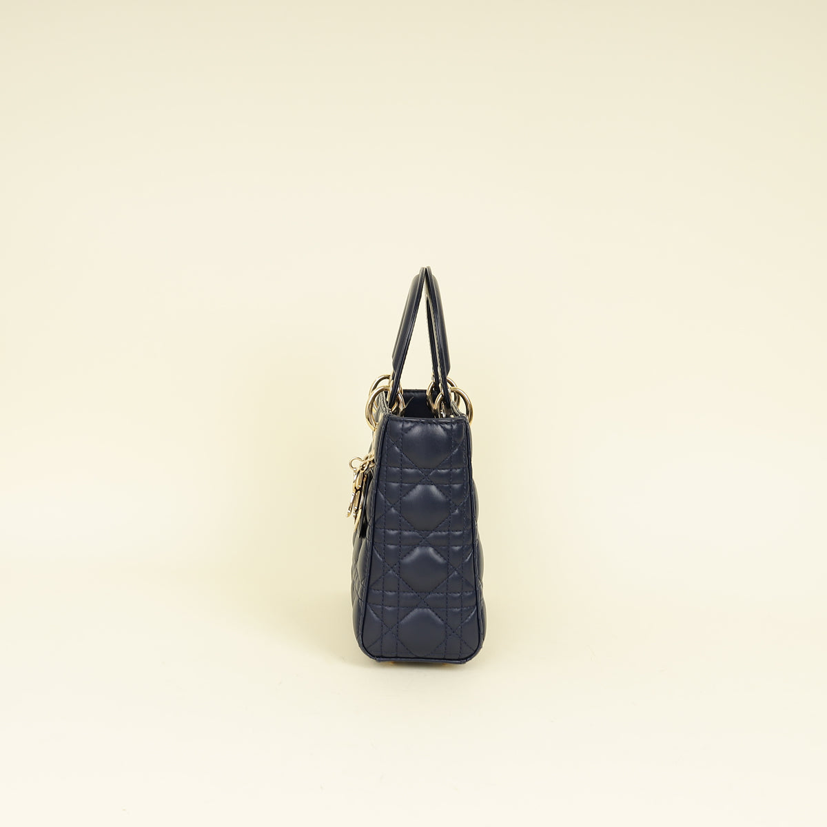 Christian Dior Navy My ABCDior Lady Dior Small Bag