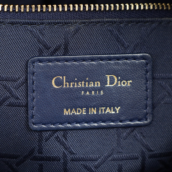 Christian Dior Navy My ABCDior Lady Dior Small Bag