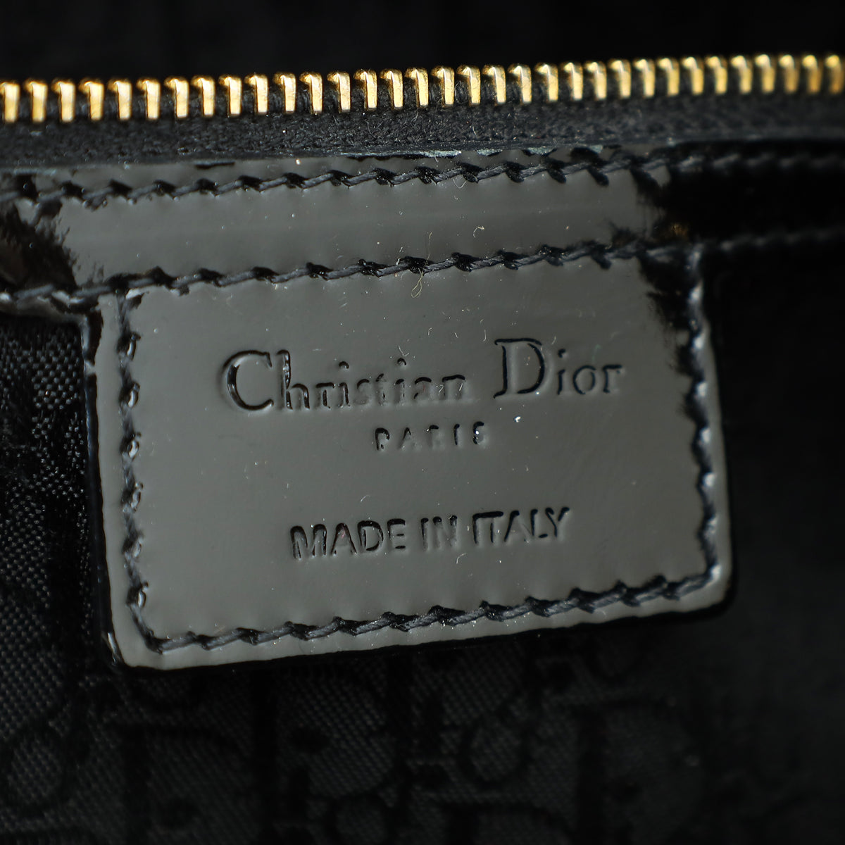 Christian Dior Black Lady Dior Large Bag