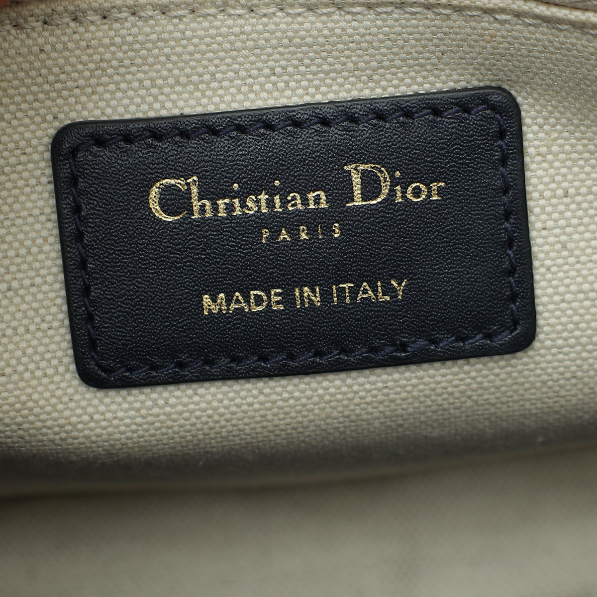 Christian Dior Navy Blue Oblique DiorAddict Wallet On Chain Clutch