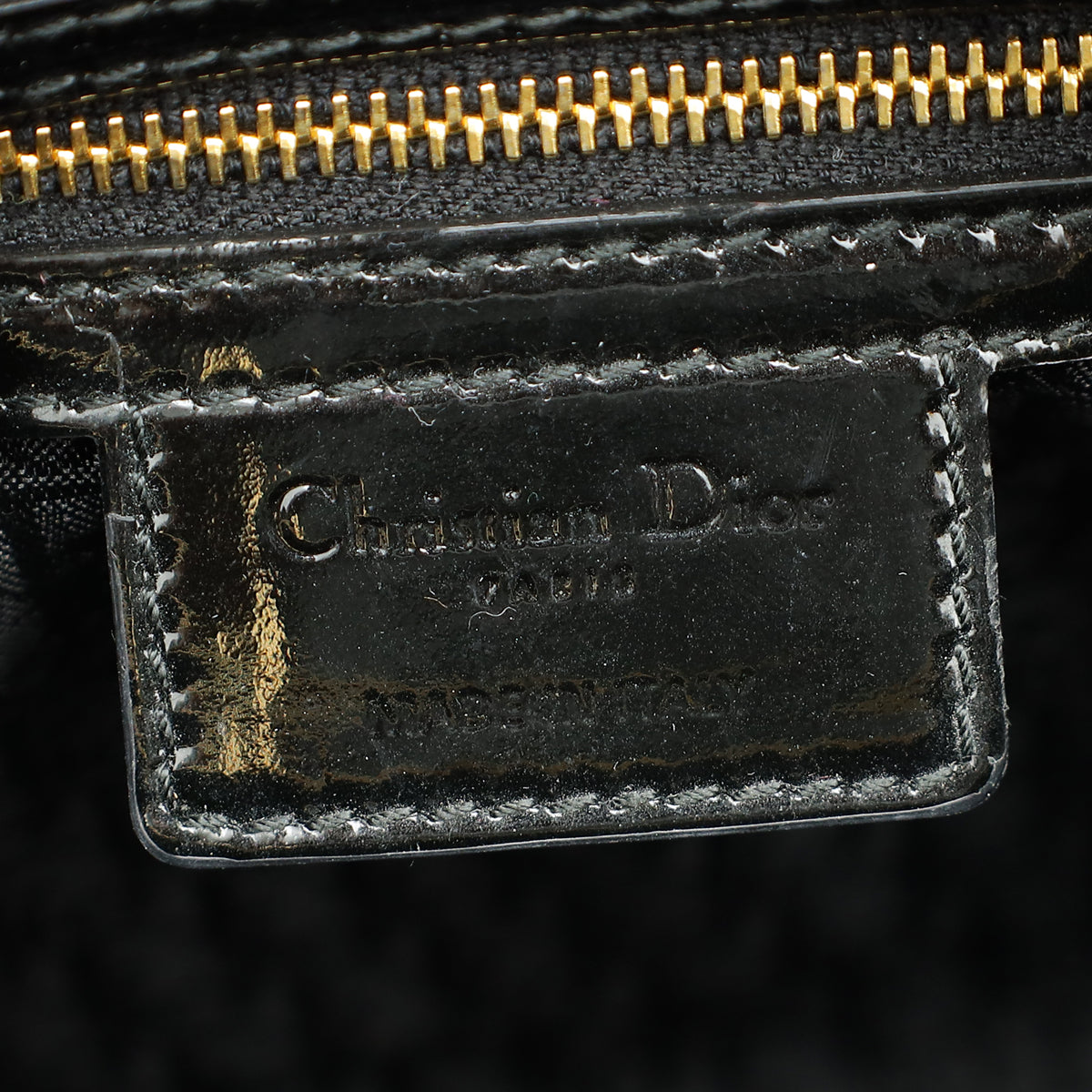 Christian Dior Black Lady Dior Medium Bag